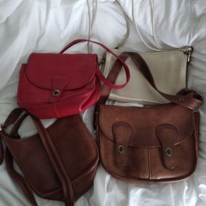 Vintage Coach leather Bags Bundled lot